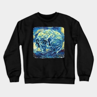 The Skull Van Gogh Style Crewneck Sweatshirt